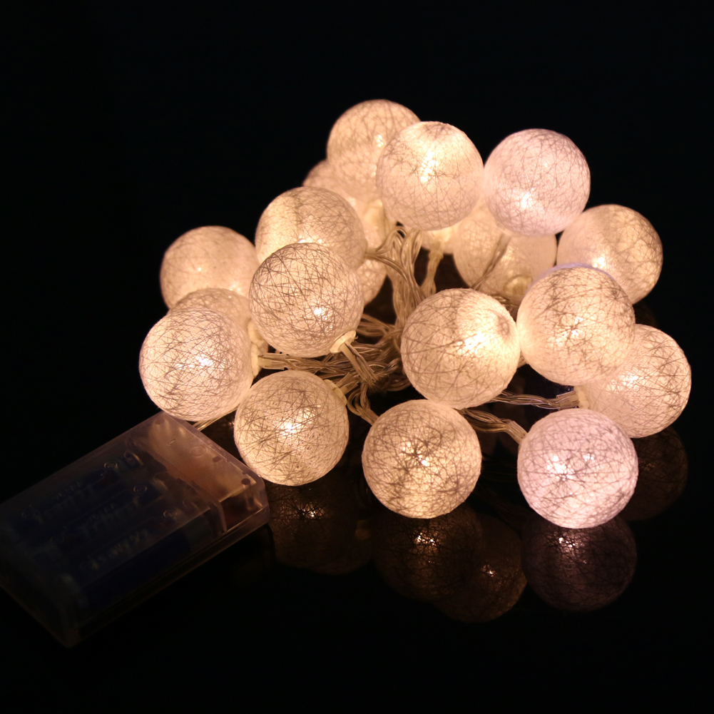 20 Pcs. Garland Light Ball String (Approx 2.5 Meters)