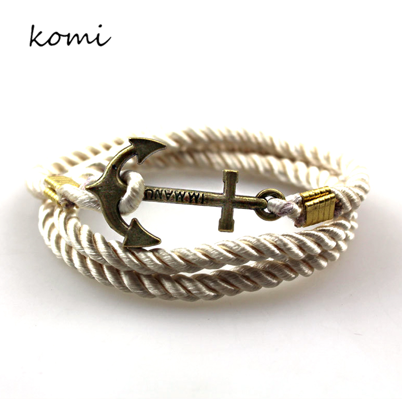 Retro Anchor Rope Bracelet 1