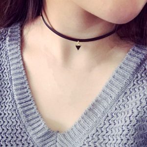 Mini Triangle Choker Necklace