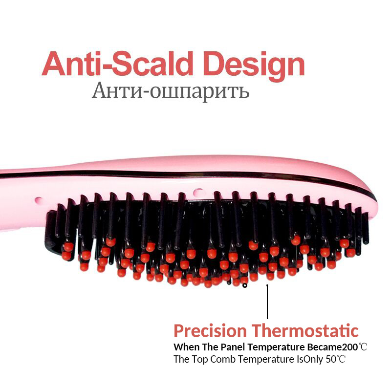 Professional Electric Hair Straightening Brush