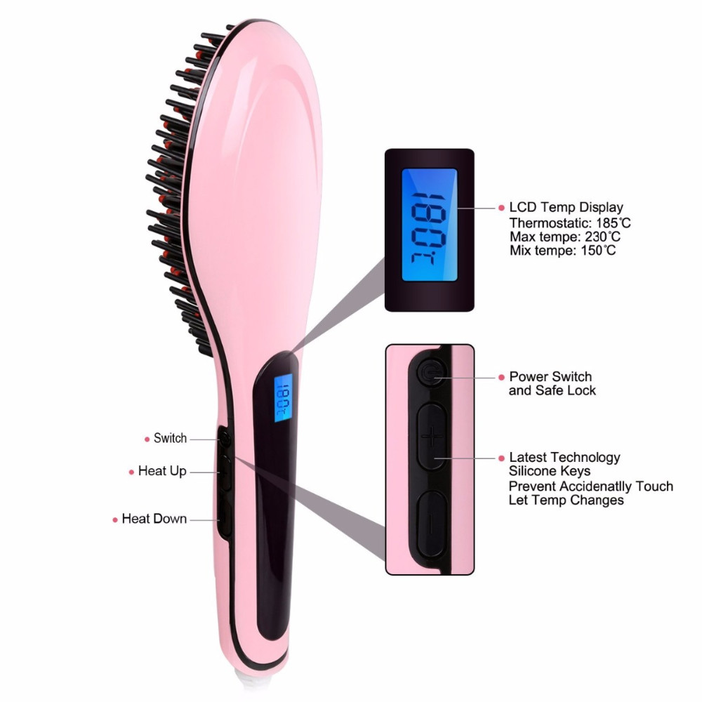 Professional Electric Hair Straightening Brush