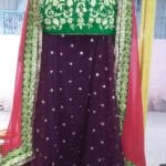 Formal Sharara with Short Top and Stole