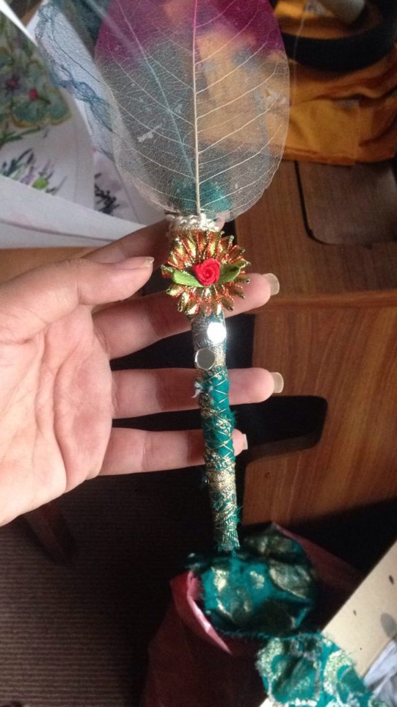 Nikah Pen Made with Kalabattu & Artificial Leaf
