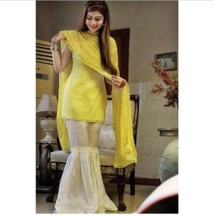 Exotic Eastern Kurti Sharara with Dupatta