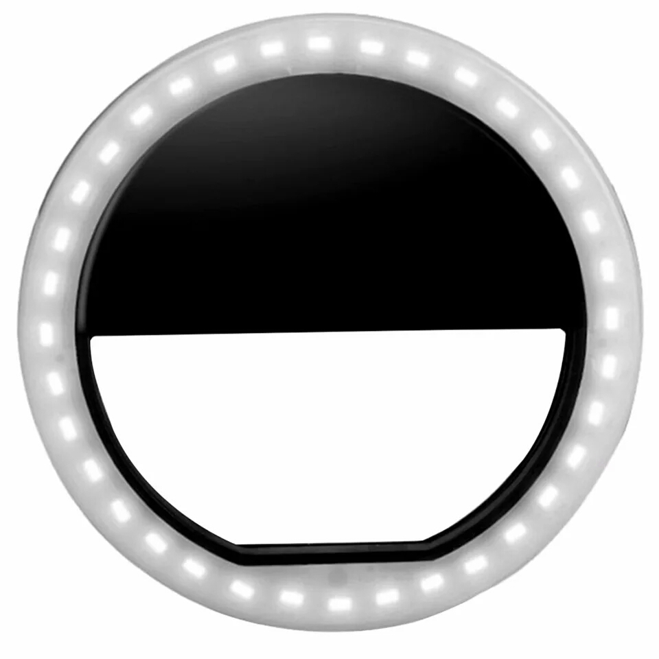 Selfie Flashlight Ring Clip