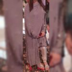 Semi-Formal Party Wear Raw Silk Dress