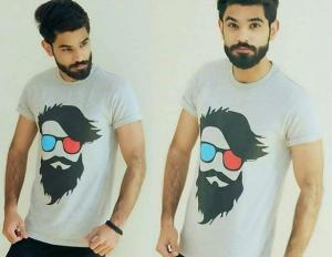 3D Glasses & Beard T-Shirts