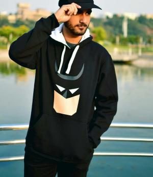 Batman Face Print Hoodies