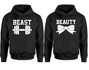 Beauty & Beast Couple Sweatshirts