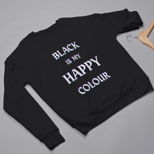 Black Is My Happy Colour Sweatshirts