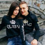 Crowned King & Queen Couple Hoodies