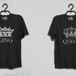 Crowned King & Queen Couple T-Shirts