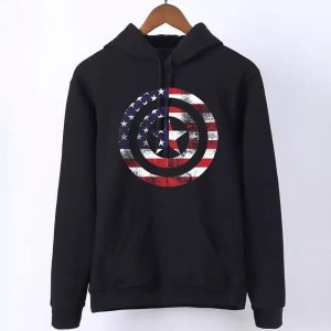 Dual Ring Star American Hoodies