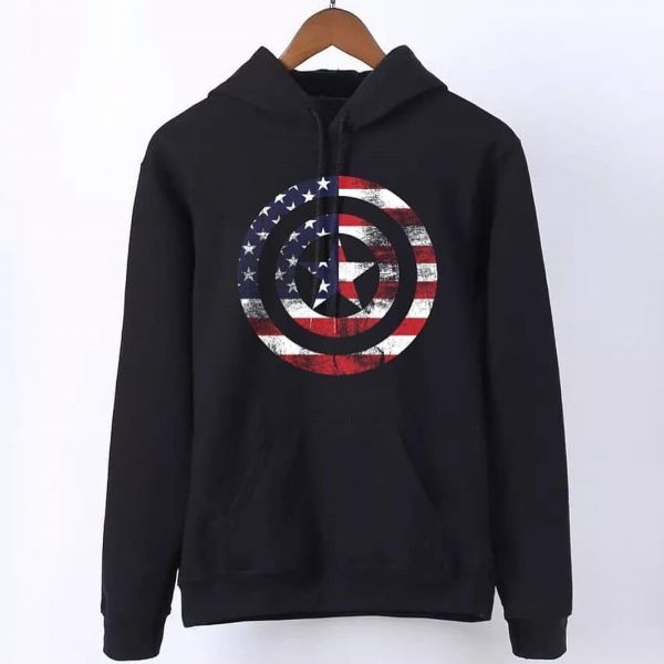 Dual Ring Star American Hoodies