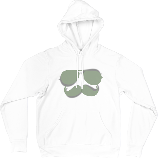 Glasses and Mustache Hoodies