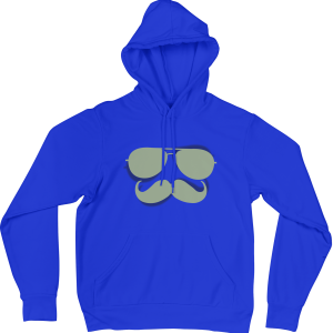 Glasses and Mustache Hoodies