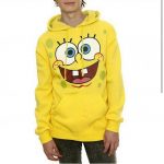 Smiling Spongebob Front Face Hoodies