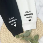 Sweatshirts with Name on Sleeves