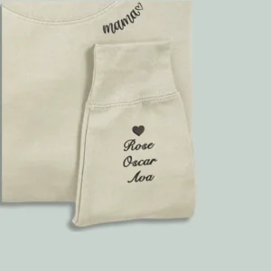 Sweatshirts with Name on Sleeves