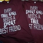Tall & Short Girl Best Friend Sweatshirts