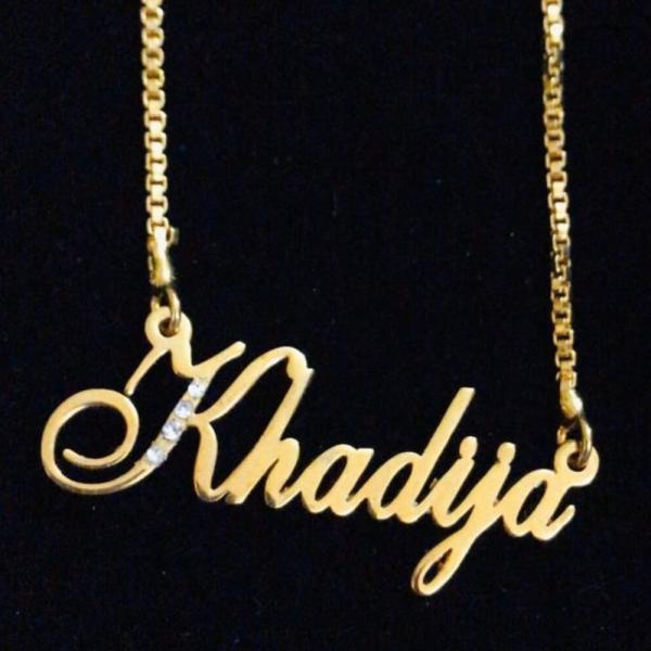 Personalized (Customized) Name Pendant Necklaces
