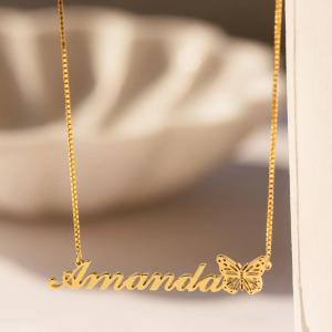 Personalized (Customized) Name Pendant Necklaces