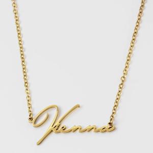 Personalized (Customized) Name Pendant Necklaces
