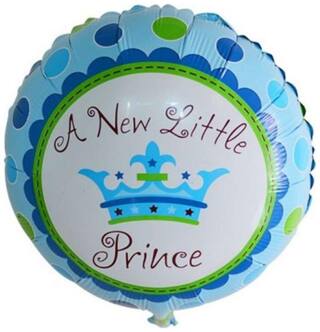 A Little New Prince Baby Foil Balloon Pack of 5