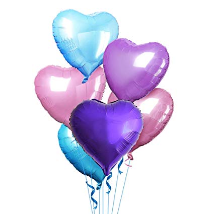 Heart Shape Foil Balloons