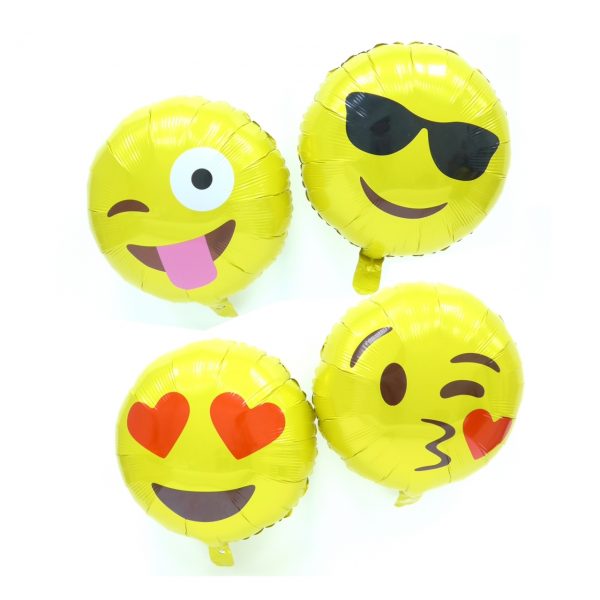 Emoji Foil Balloons (Pack of Five)