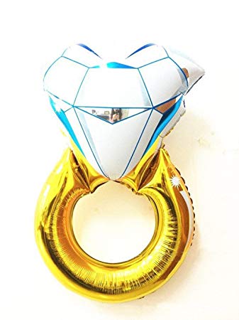 Buy Engagement/Wedding Ring Foil Balloon Online | Sasta.PK