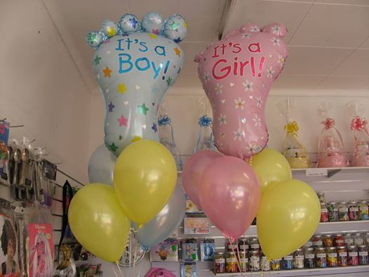 It's a Boy & It's a Girl Feet Foil Balloons for Newly Born Baby's Celebration