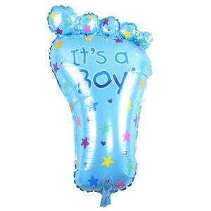 It's a Boy & It's a Girl Feet Foil Balloons for Newly Born Baby's Celebration
