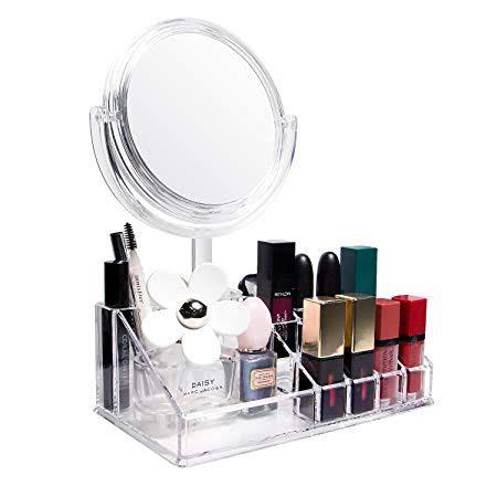 Makeup Mirror with Adjustable Mirror