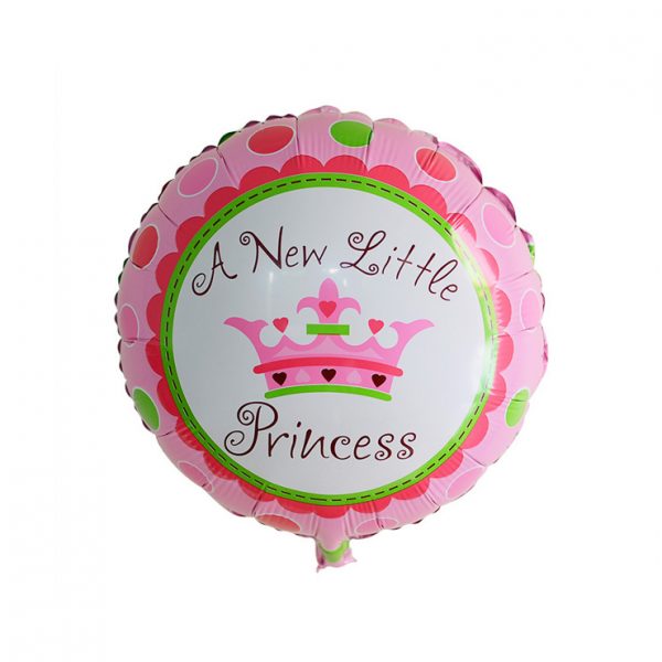 A New Little Princess - Baby Girl & Boy Celebration Balloons (Pack of 5)