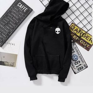 Alien Pocket Print Hoodies