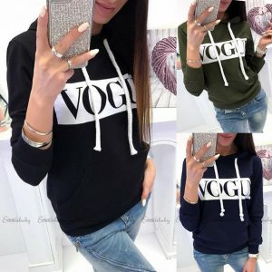 Barred Vogue Hoodies