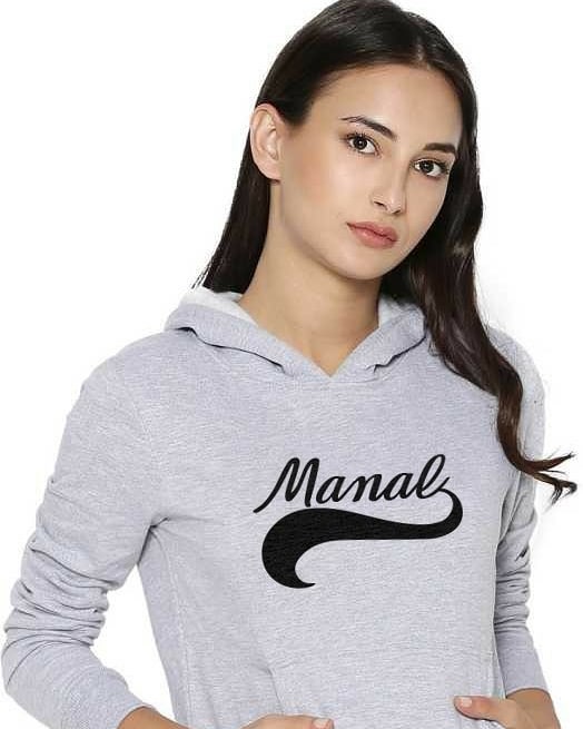 Custom Name Print Hoodies with Trailing Wave