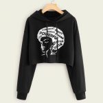 Custom Print Cropped Girl Trait Hoodies