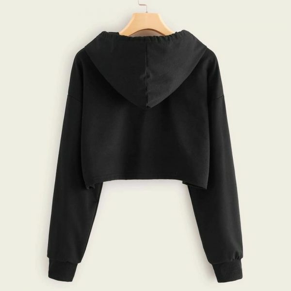 Custom Print Cropped Girl Trait Hoodies