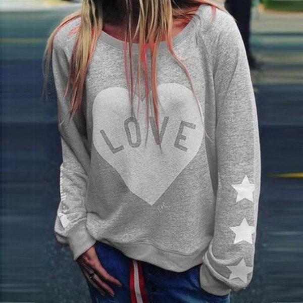 Love Stars and Hearts Everywhere Sweatshirts