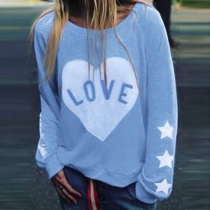 Love Stars and Hearts Everywhere Sweatshirts