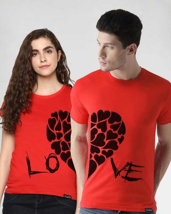Two Piece Love & Heart T-Shirts
