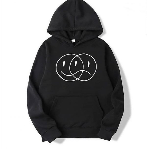 Happy and Sad (Mood Swings) Hoodies