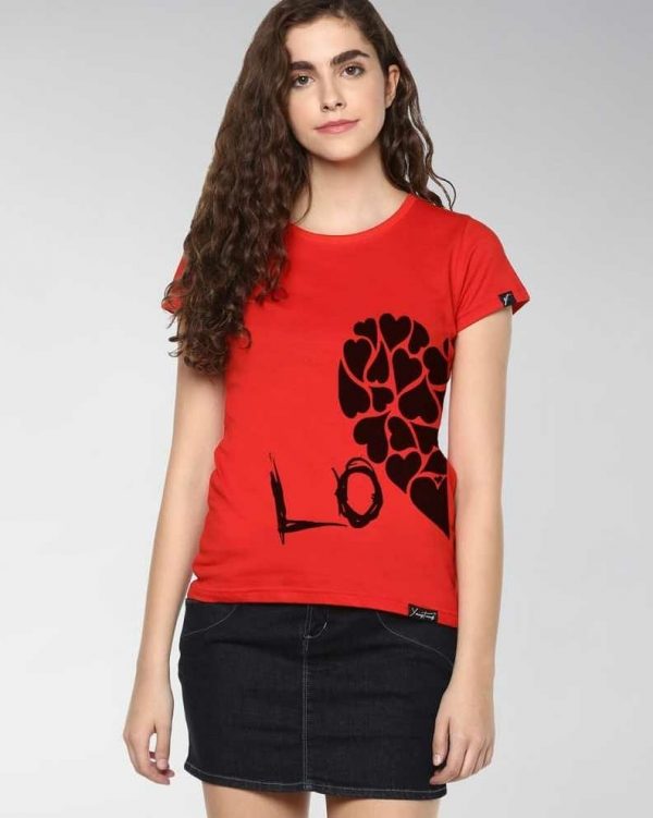 Two Piece Love & Heart T-Shirts