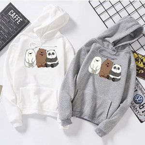 Best Friends Bear - Polar Bear and Panda Hoodies
