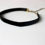 90s 10MM Black Velvet Gothic Choker Necklace