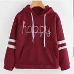 Happy Hoodies with Two Sleeve Stripes