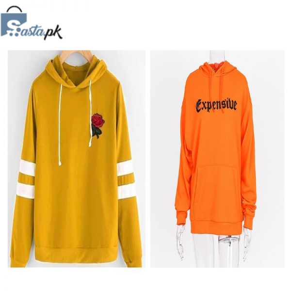 Hoodies Bundle (Roses and Petals with Striped Sleeves and expensive print)