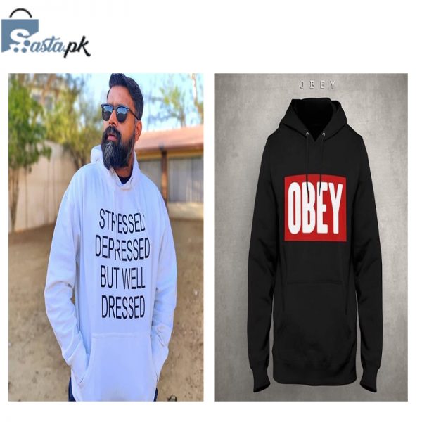 Hoodies Bundle (Stressed Depress but Well Dressed and OBEY) Hoodies Bundle (Stressed Depress but Well Dressed and OBEY)